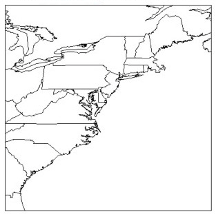 Depiction of GOES-East Imager Super Rapid Scan Operations (Maryland) Scan Sector