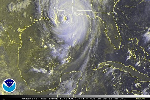 Hurricane Katrina, 12:45Z August 29, 2005