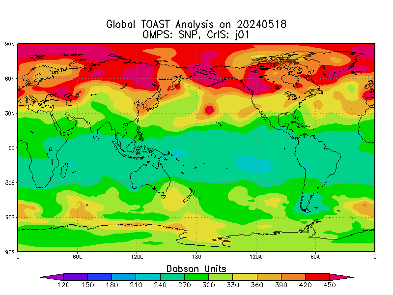 Total Ozone Analysis Using S-NPP/OMPS and NOAA-20/CrIS (NTOAST)