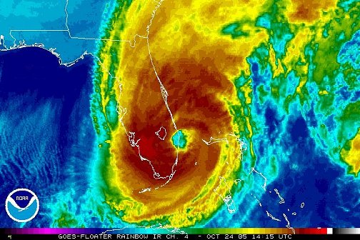 Hurricane Wilma, 14:15Z October 24, 2005