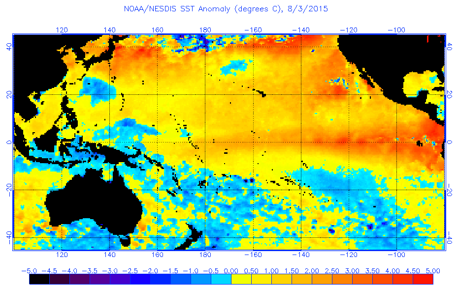 Quicky Early August 2015 Enso Update Nino3 4 Sea Surface Temperature