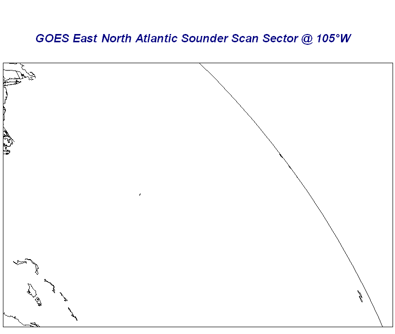 Depiction of GOES-East Sounder North Atlantic Scan Sector