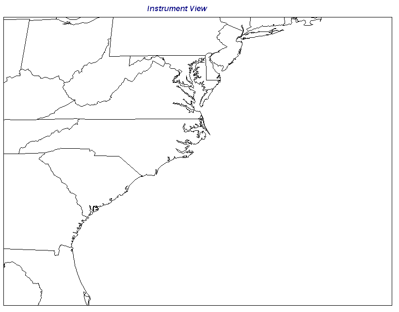 Depiction of GOES-East Imager Super Rapid Scan Operations (Maryland) Scan Sector - Instrument View