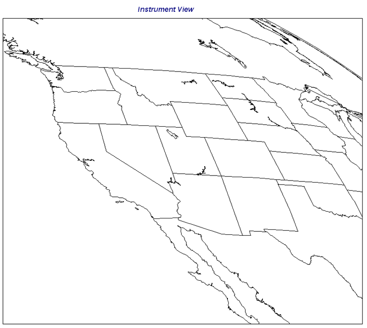 Depiction of GOES-West Imager Sub-CONUS Scan Sector