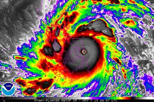 Super Typhoon Haiyan November 11, 2013