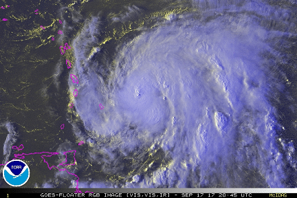 Maria becomes a Hurricane, August 31, 2017