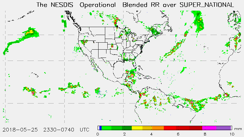 Blended Rain Rate Example