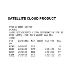 Satellite Cloud Product (SCP)	