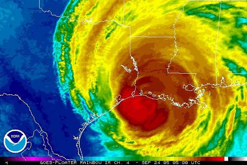 Hurricane Rita, 05:00Z September 24, 2005