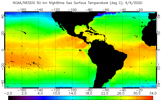 Western Hemisphere 2 Months Sea Surface Temperature Animation - Office of  Satellite and Product Operations