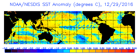 clickable global map of SST anomalies