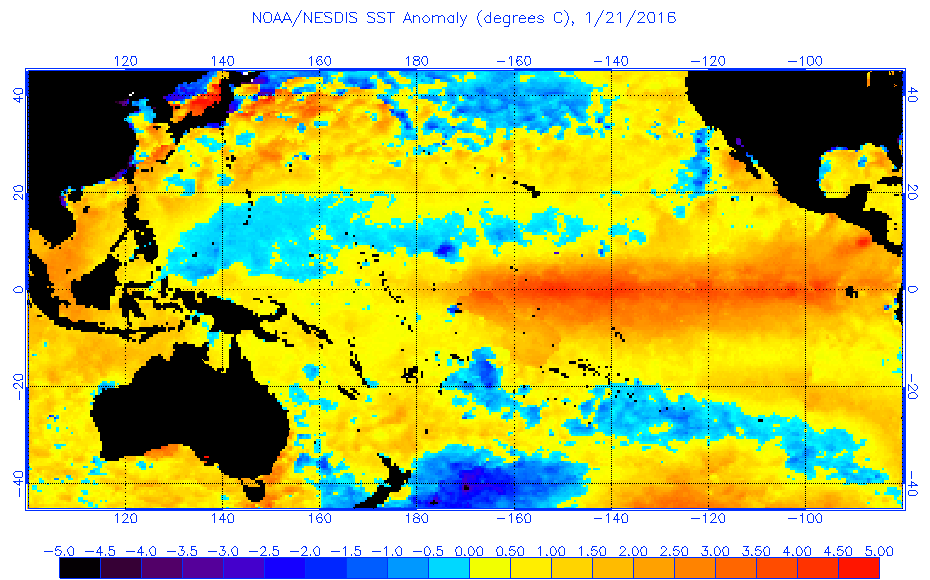 Noaa Ocean Temperature Chart