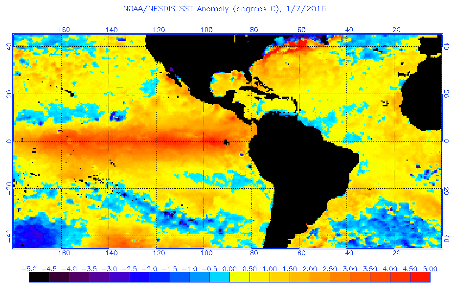 Sea Surface Temperature Charts