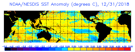 clickable global map of SST anomalies from 12/28/2018