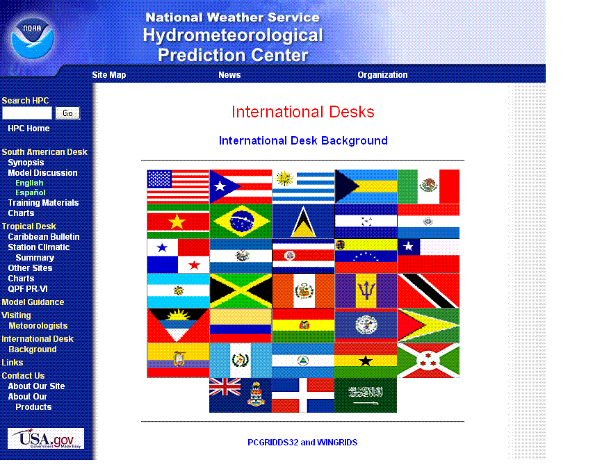 NCEP International Desk